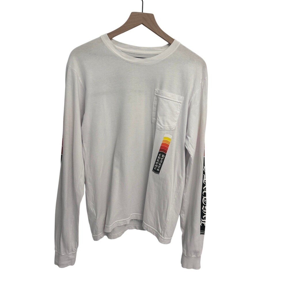 Chrome Hearts Hollywood Boost Long Sleeve white t-shirt  medium Authentic